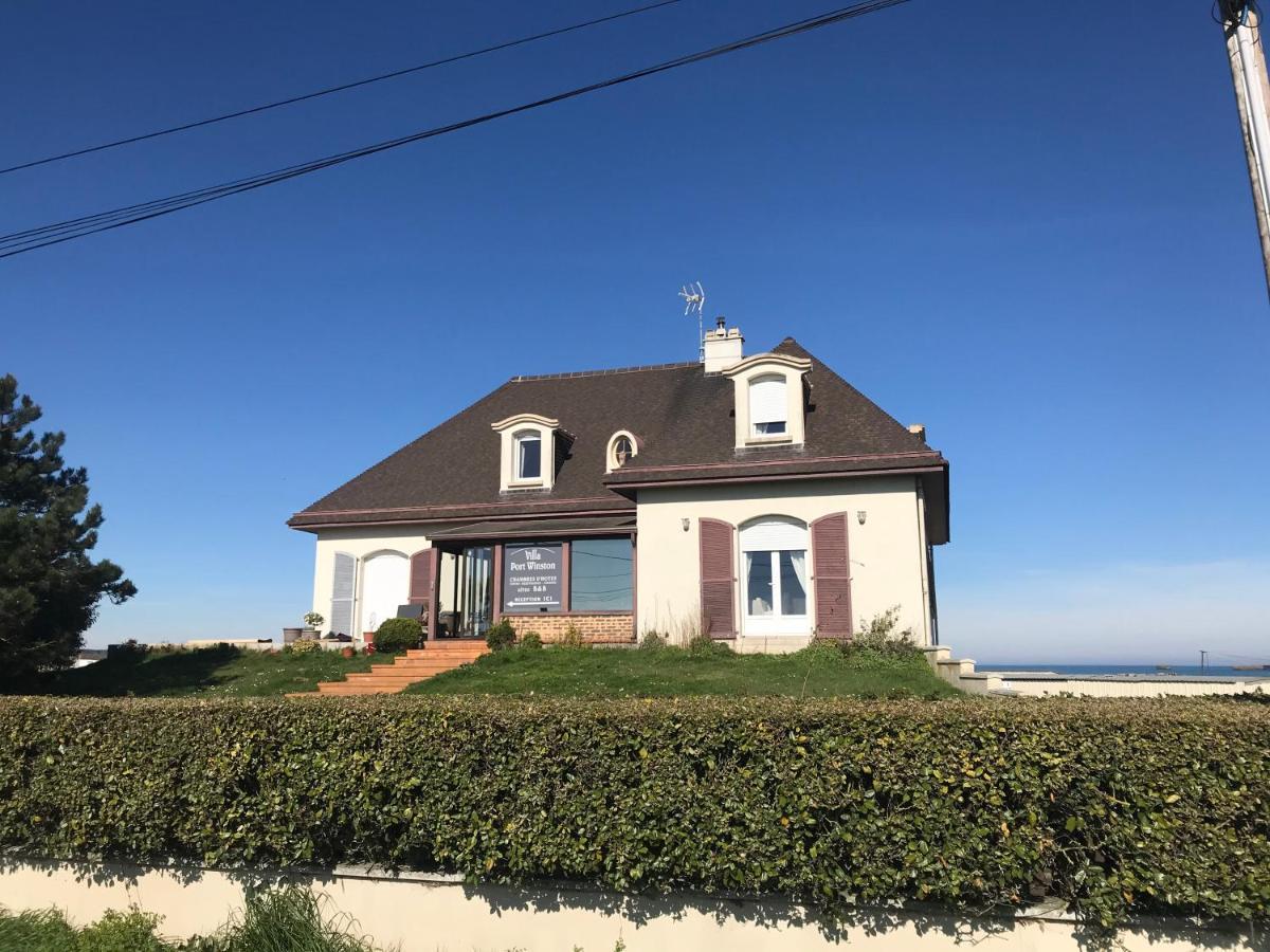 Saint-Côme-de-Fresné La Villa Port Winston - Face Mer B&B المظهر الخارجي الصورة